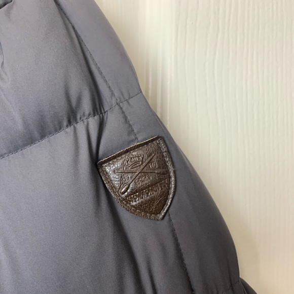 Seventy Venezia gray satin down and feather puffer - Picture 10 of 10